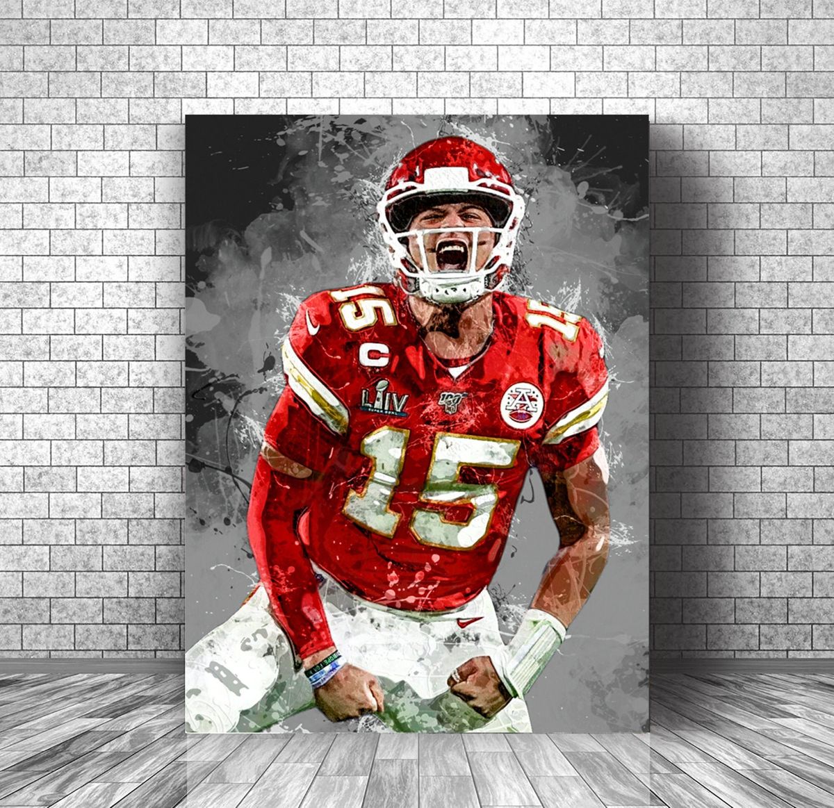 Patrick Mahomes Poster Kansas City Chiefs Print American Football   Il Fullxfull.2911967764 Dlp6 