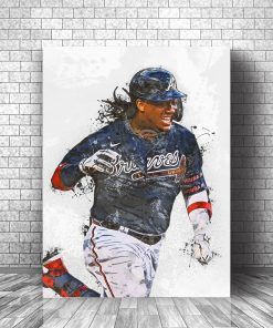 Ronald Acuna Jr Canvas Print Atlanta Braves Wall Art 