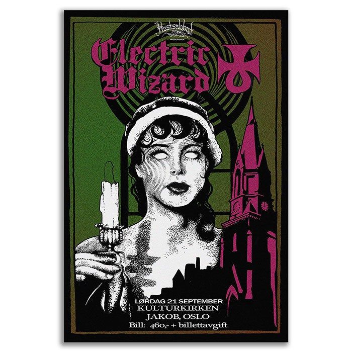 Electric Wizard We Live Poster